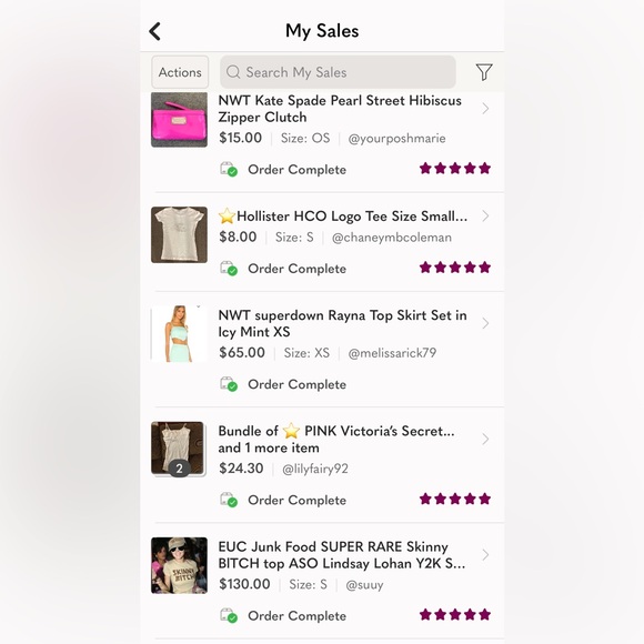 Posh Stats! As of 11/21/2025 - Picture 5 of 16